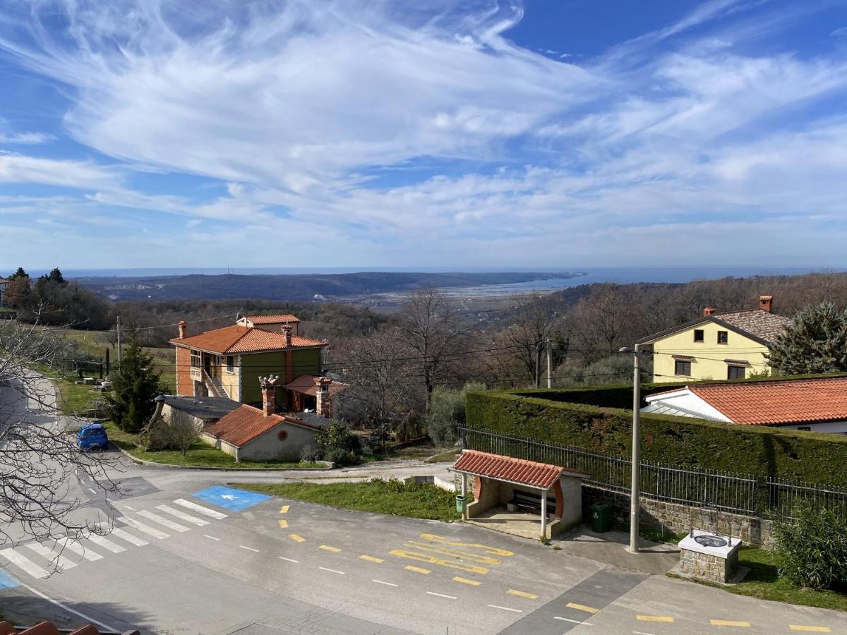 Sea View Istrian Countryside Apartment - Rota Dragonja Eksteriør bilde