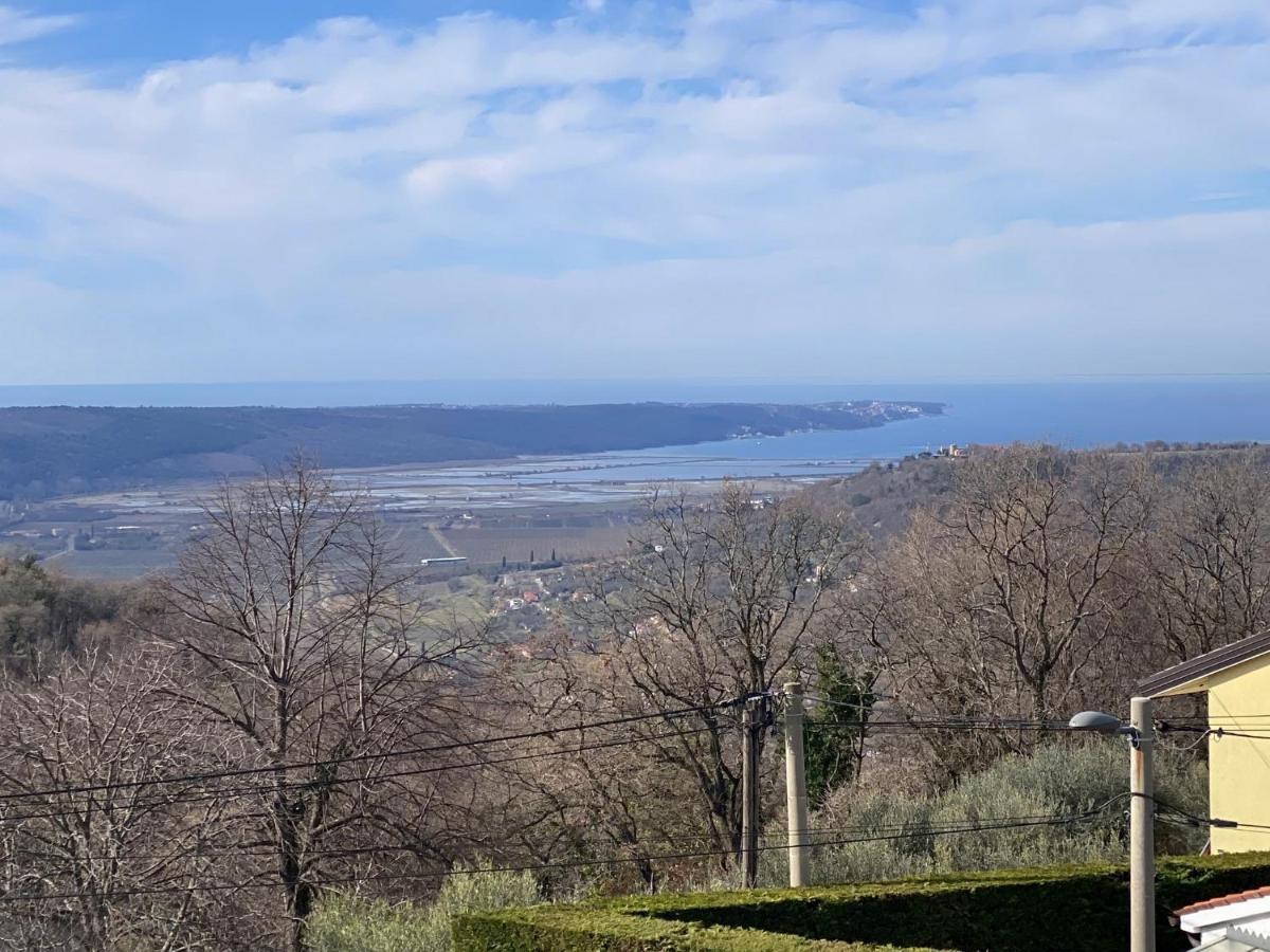 Sea View Istrian Countryside Apartment - Rota Dragonja Eksteriør bilde
